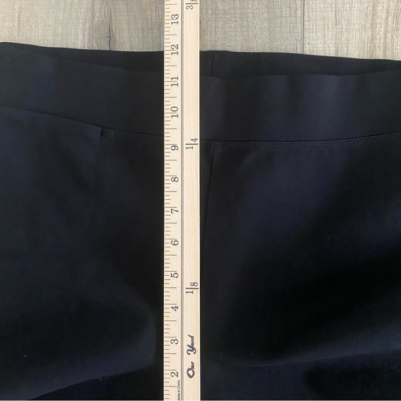Quince Women's Ultra Stretch Ponte Skinny Pants Black Large Petite Office - Picture 7 of 11